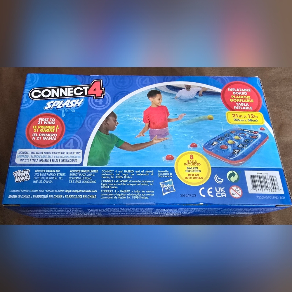 Connect 4 Splash Outdoor Game - Picture 2 of 3